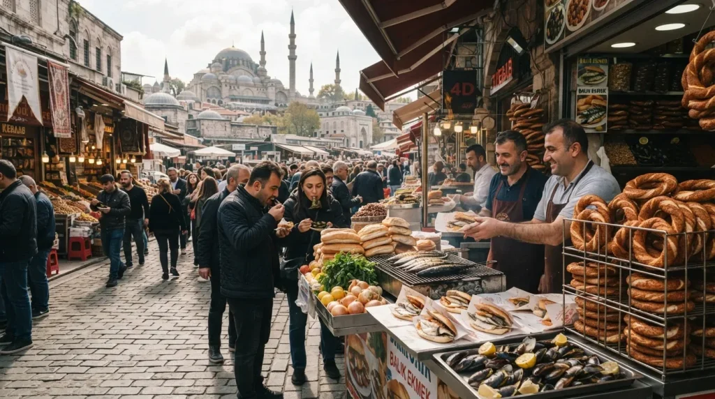 İstanbul'un Saklı Lezzet Durakları: Tarihi Yarımada'da Sokak Lezzetleri ve Yöresel Tatlar
