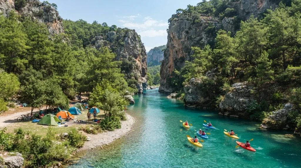 Köprülü Kanyon'da Kamp ve Kano: Antalya'da Doğayla İç İçe Bir Hafta Sonu Rehberi